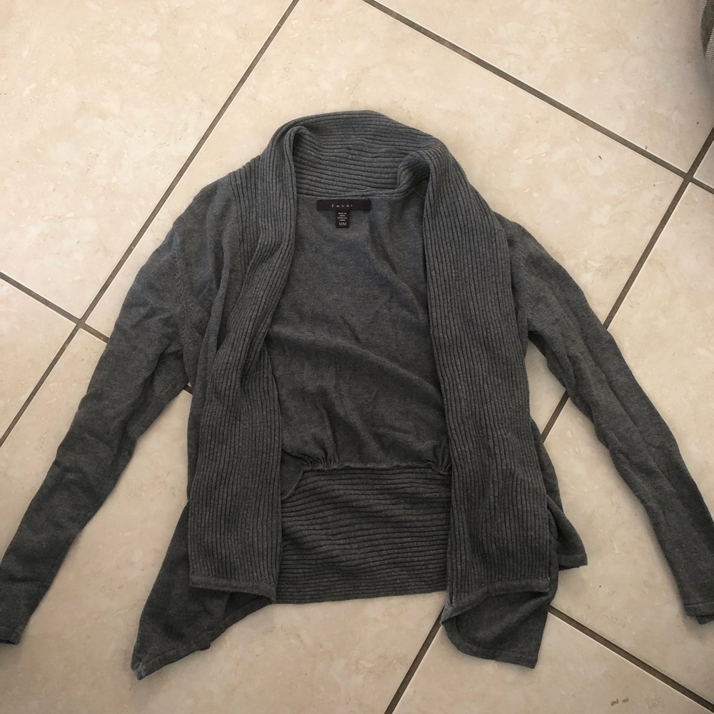 Gray sweater